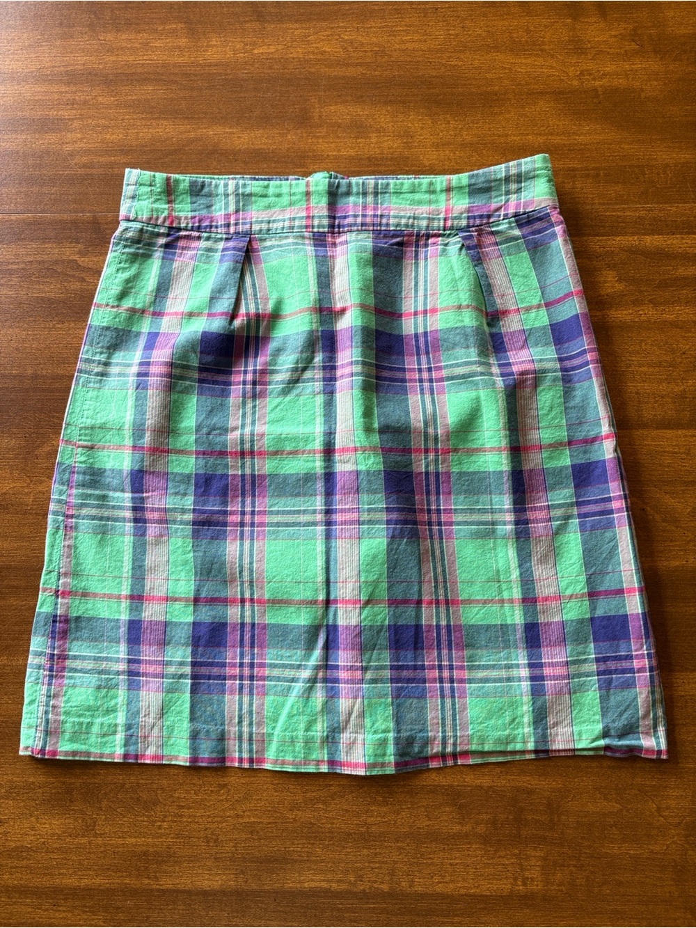 “346” Brooks Brothers Plaid Skirt, Size 4